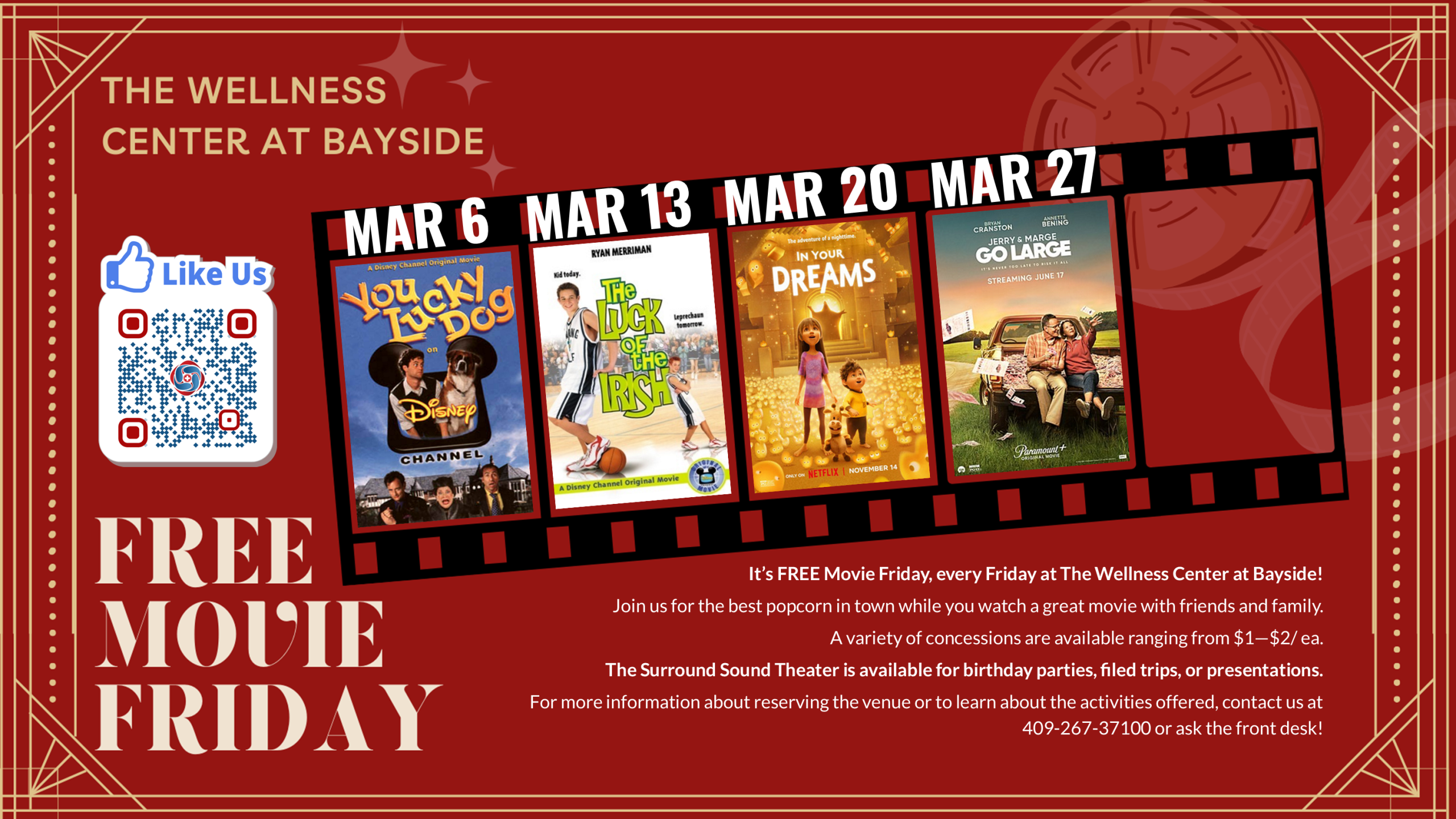 Community movie list for March
